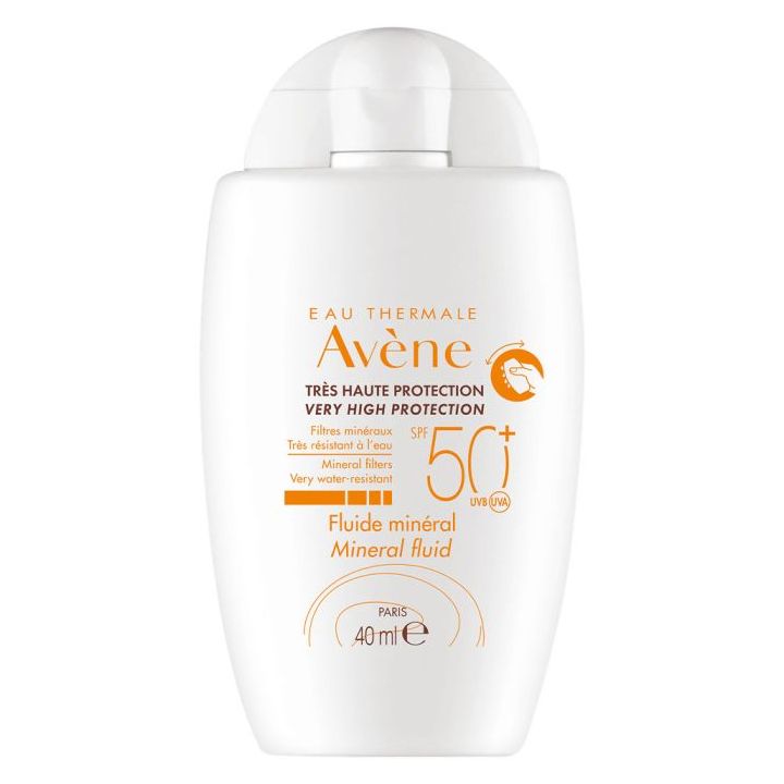Mineralische Flüssigkeit SPF 50+ Avène - 40 ml Flasche