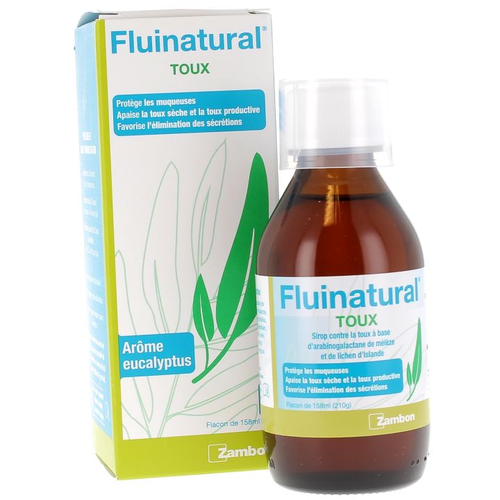 Fluinatural Husten Sirup Zambon - Flasche mit 158ml