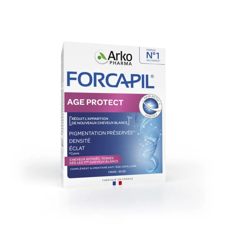 Forcapil Age Protect Arkopharma - Packung mit 30 Tabletten