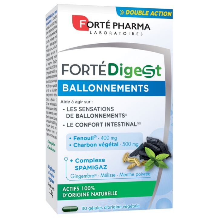 Forté Digest Blähungen Forté Pharma - Packung mit 30 Kapseln