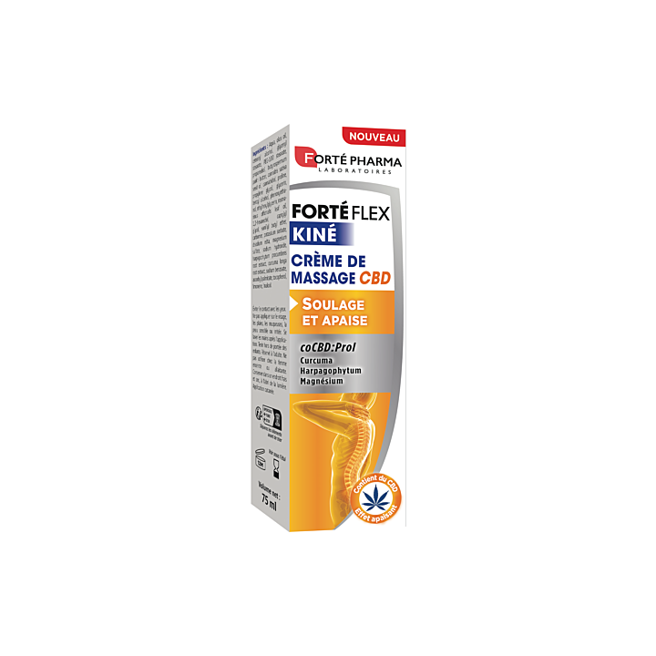 Forté flex kiné CBD-Massagecreme Forté Pharma - Tube mit 75 ml