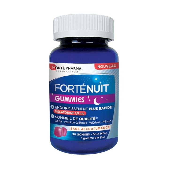 FortéNuit Gummies Forté Pharma - Packung mit 30 Gummibärchen