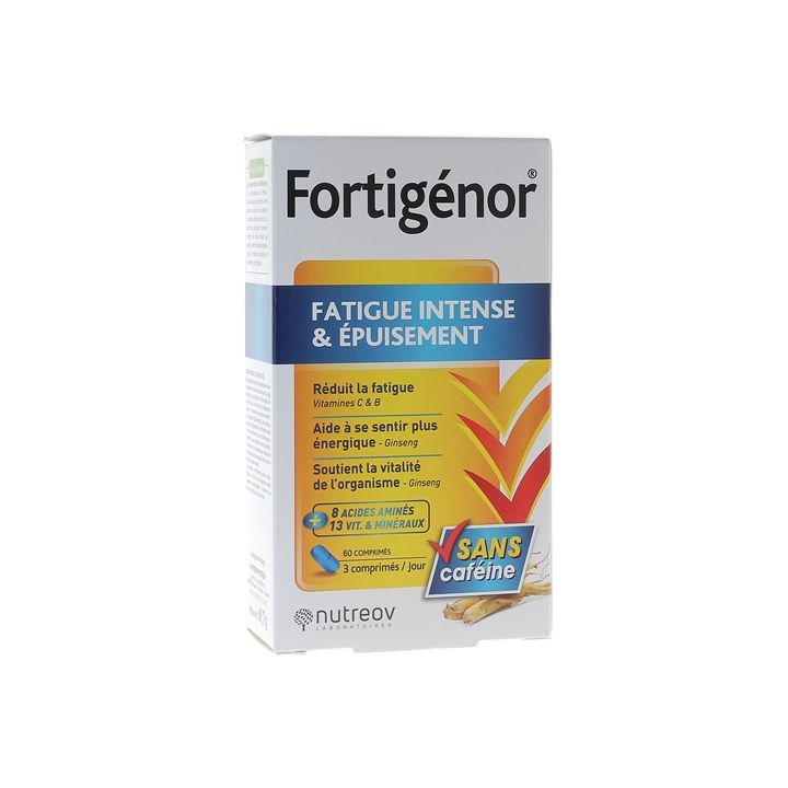 Fortigénor intensive Müdigkeit und Erschöpfung Nutreov - Packung mit 60 Tabletten