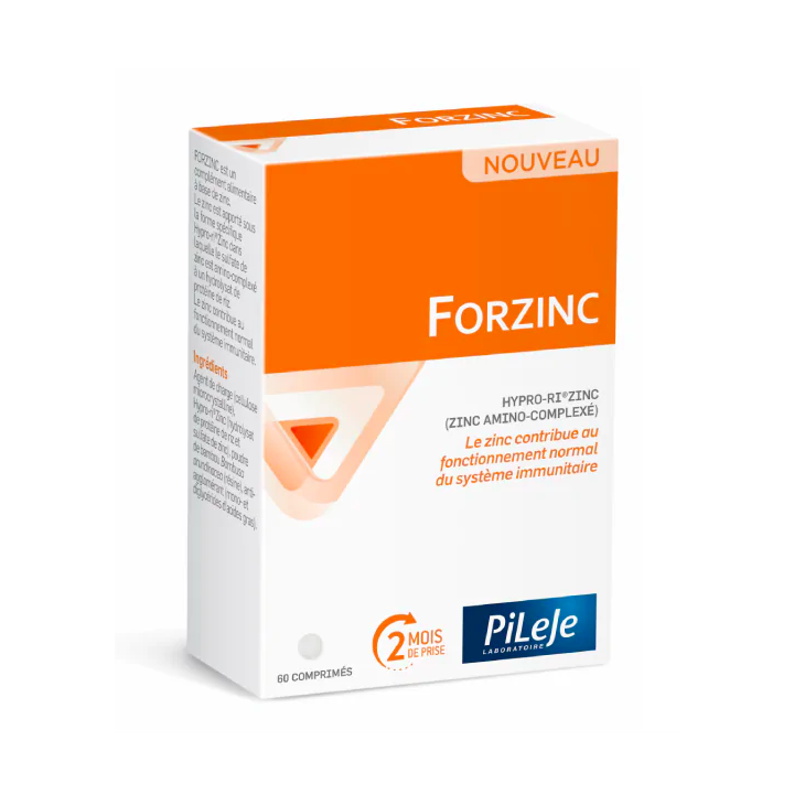 Forzinc Pileje - Packung mit 60 Tabletten