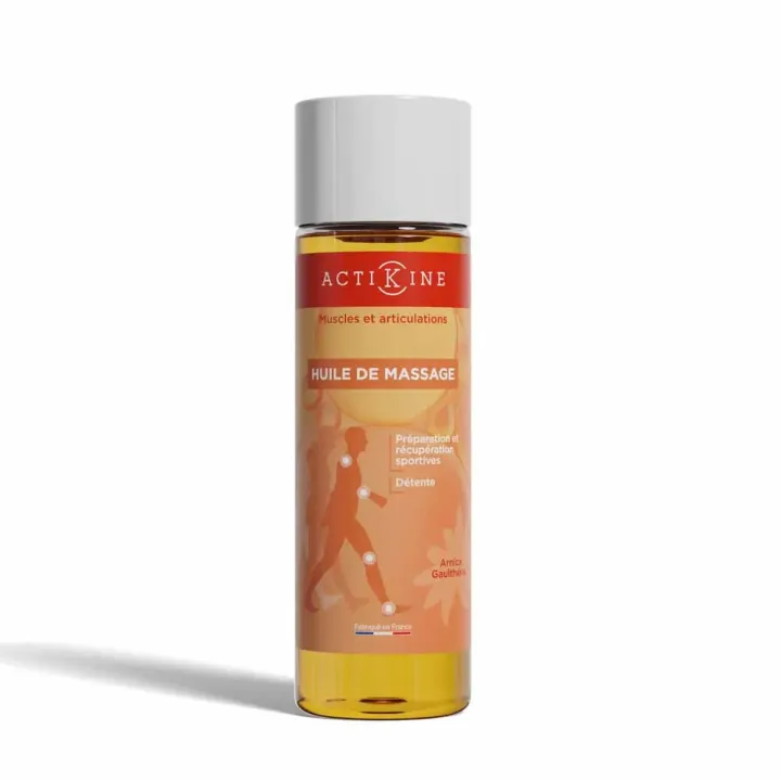 Actikine Massageöl für Muskeln und Gelenke Marke Grün - Flasche mit 200ml