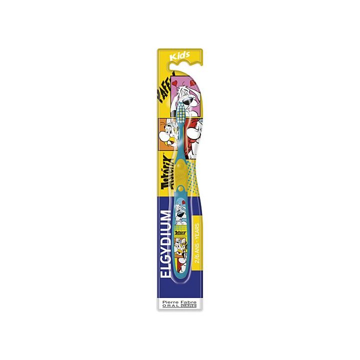Zahnbürste 2-6 Jahre Kind Asterix Elgydium - eine Zahnbürste
