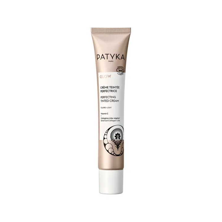 Bio Glow Patyka Perfektionierende getönte Creme helle Nuance - 40ml Tube