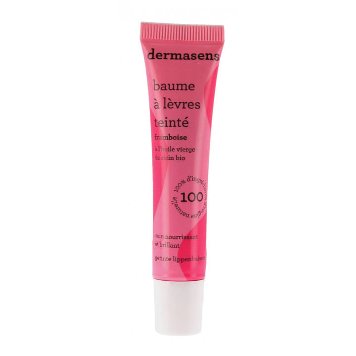Dermasens getönter Lippenbalsam Himbeere Marke Grün - Tube mit 15 ml