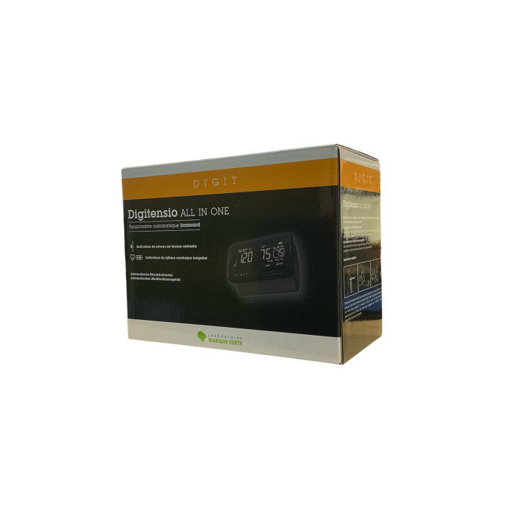 Digitensio All-in-One automatisches Oberarm-Blutdruckmessgerät Marke Grün - ein Blutdruckmessgerät