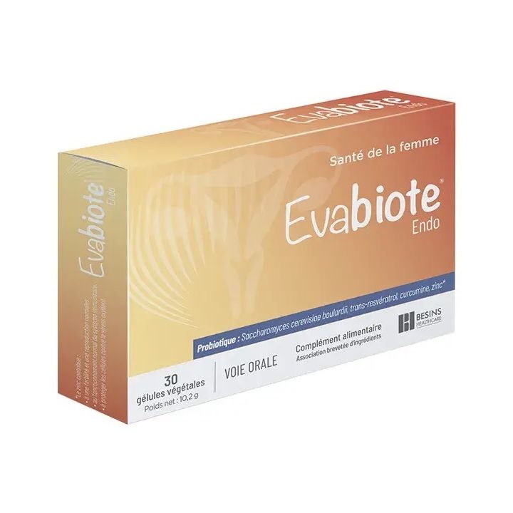 Evabiote Endo Besins Healthcare - Packung mit 30 Kapseln