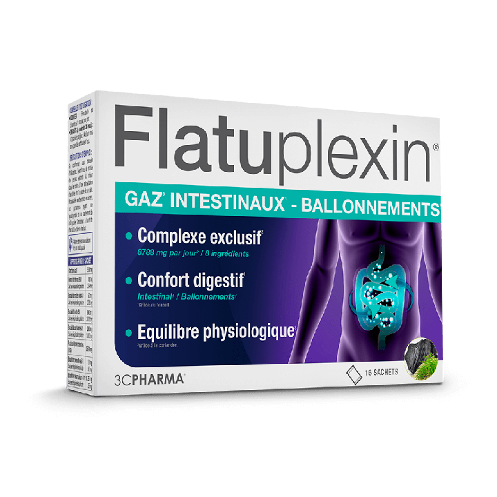Flatuplexin 3C Pharma - Packung mit 16 Beuteln