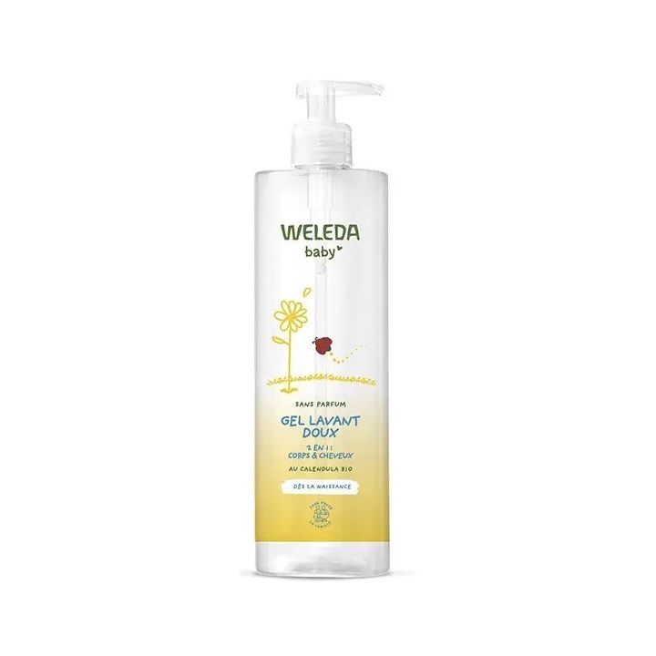 Sanfte Baby-Waschgel Weleda - Pumpflasche 400ml