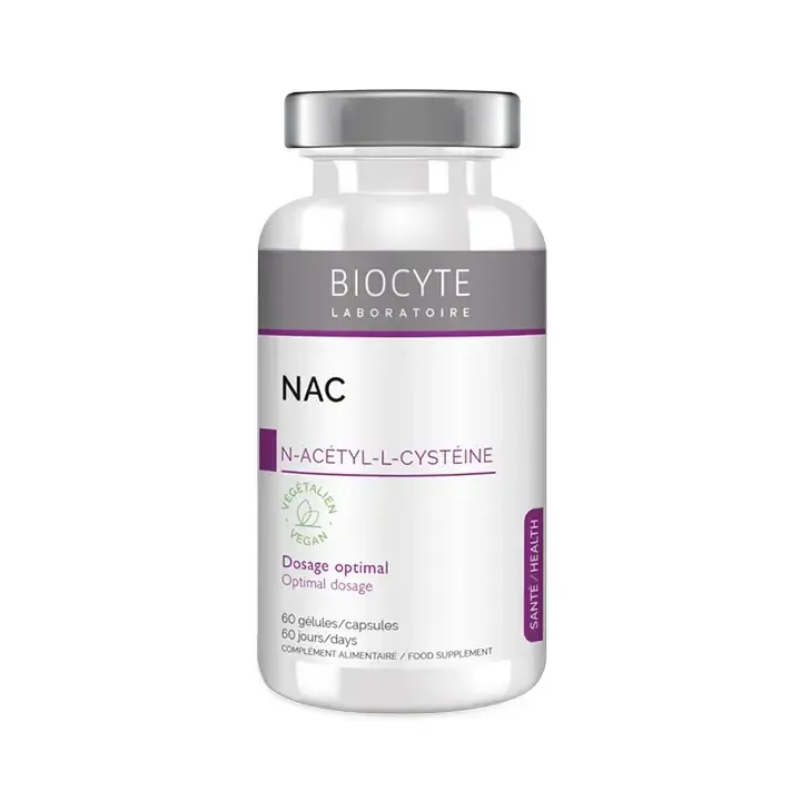 Nac N-Acetyl-L-Cystein Antioxidans Biocyte - Dose von 60 Kapseln