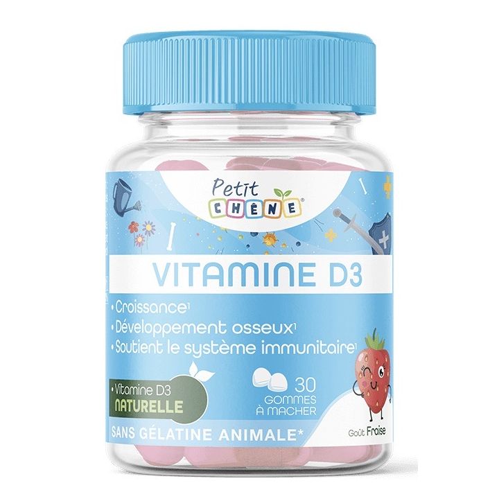 Kleicheiche Vitamin D3 Die 3 Eichen - Dose mit 30 Gummis