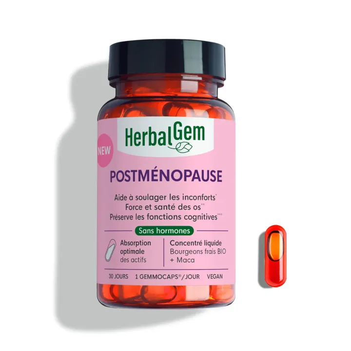 Postmenopause Herbalgem - Packung mit 30 Kapseln