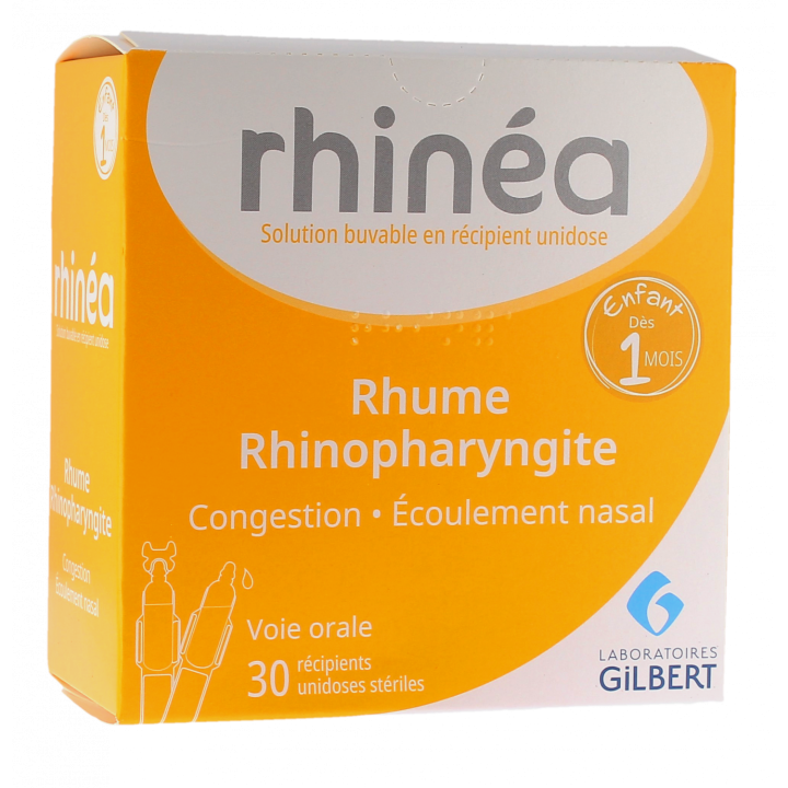 Rhinéa Erkältung und Rhinopharyngitis Gilbert - 30 Einzeldosen von 1ml