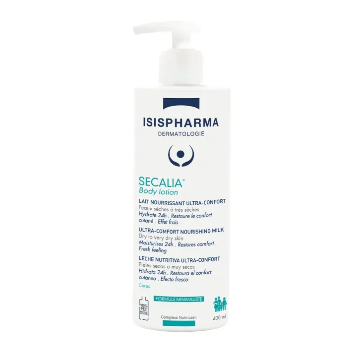 Secalia nährende Ultra-Komfort Milch Isispharma - Pumpflasche 400ml