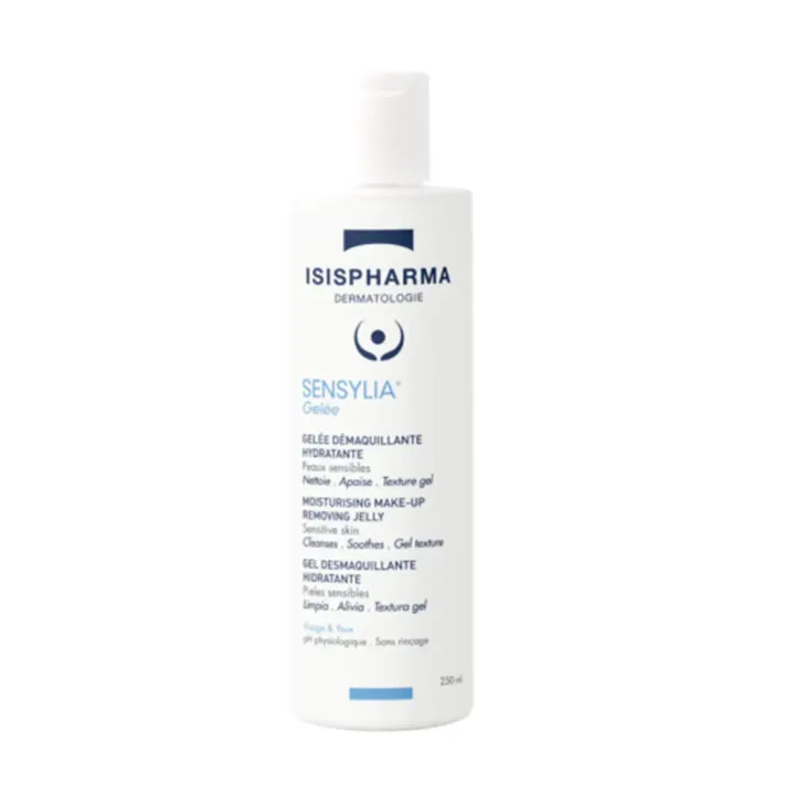 Sensylia Reinigungs-Gel mit feuchtigkeitsspendender Wirkung von Isispharma - Flasche mit 250ml