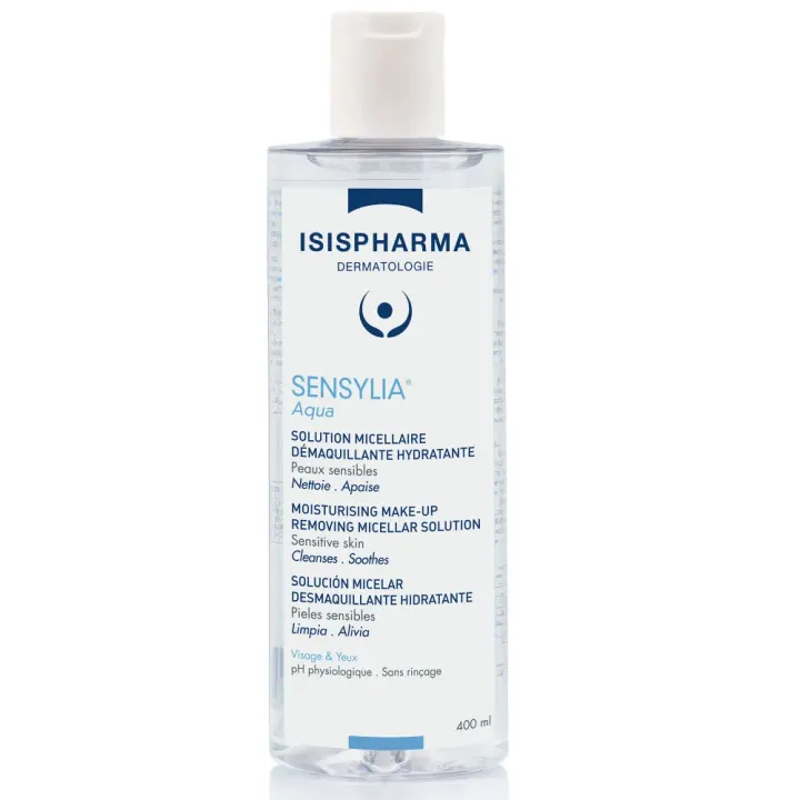Sensylia Mizellen-Reinigungs- und Feuchtigkeitslösung Isispharma - Flasche mit 400 ml