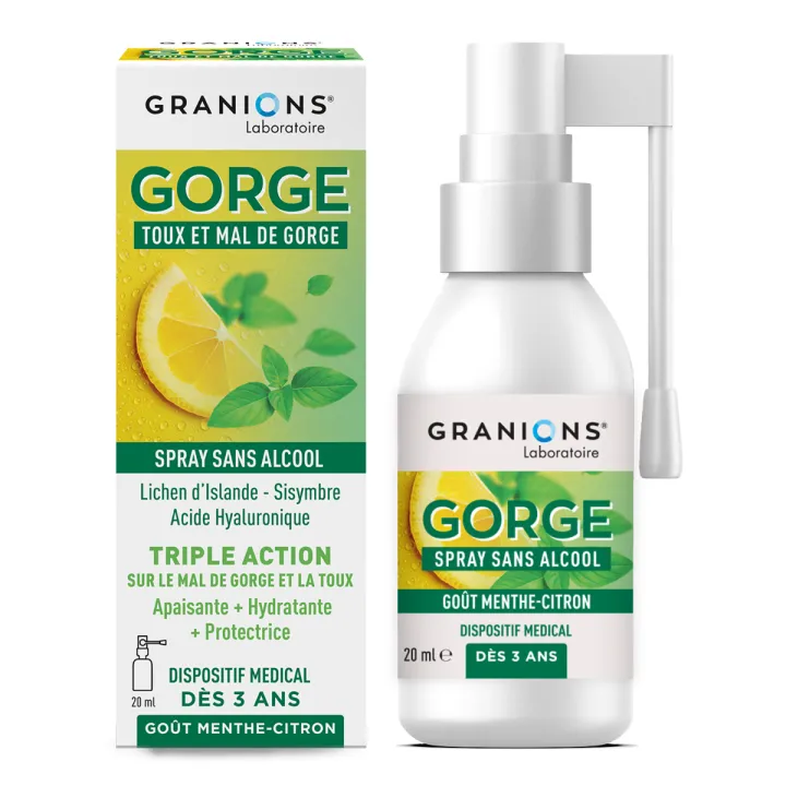 Hals- und Husten-Spray Granions - 20 ml Flasche