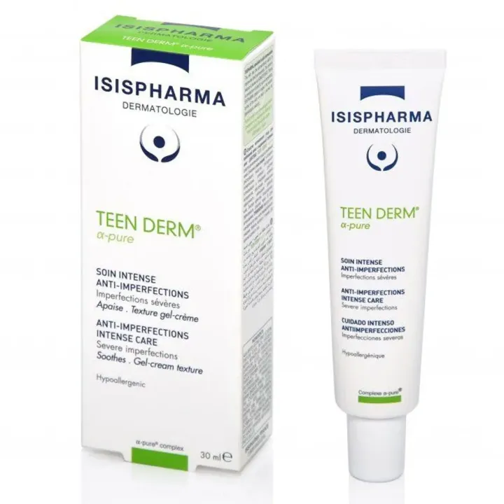 Teen Derm A-pure Anti-Unreinheiten Pflege Isispharma - Tube mit 30ml