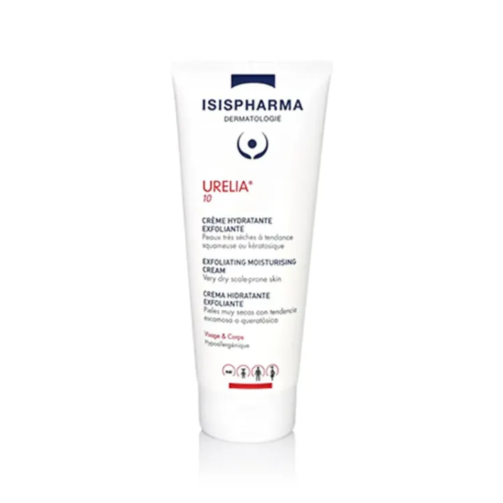 Urelia 10 feuchtigkeitsspendende Peeling-Creme Isispharma - Tube mit 150ml