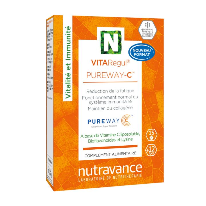 VITARegul Pureway-C Nutravance - Packung mit 15 Tabletten