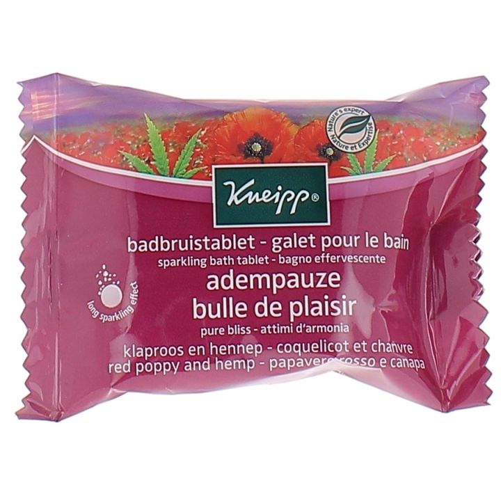 Badebombe Genuss Mohnblume Kneipp - 80 g Bombe