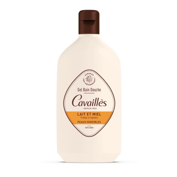 Duschgel Milch und Honig Rogé Cavaillès - Flasche 400 ml