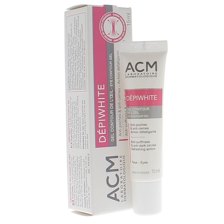 Augenpflegegel Dépiwhite gegen Schwellungen und Augenringe ACM - 15 ml Tube