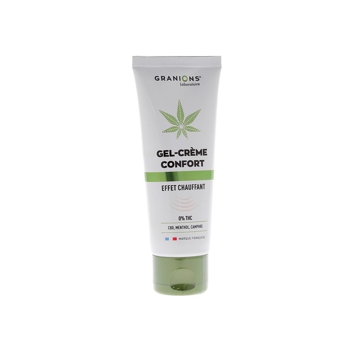Gel-Creme Komfort CBD mit wärmendem Effekt Granions - Tube mit 75 ml