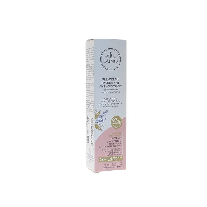 Gel-Creme feuchtigkeitsspendend Antioxidans Laino - Tube mit 40 ml