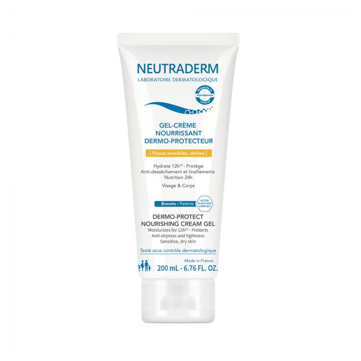 Nährende dermo-schützende Gel-Creme Neutraderm - Tube mit 200 ml