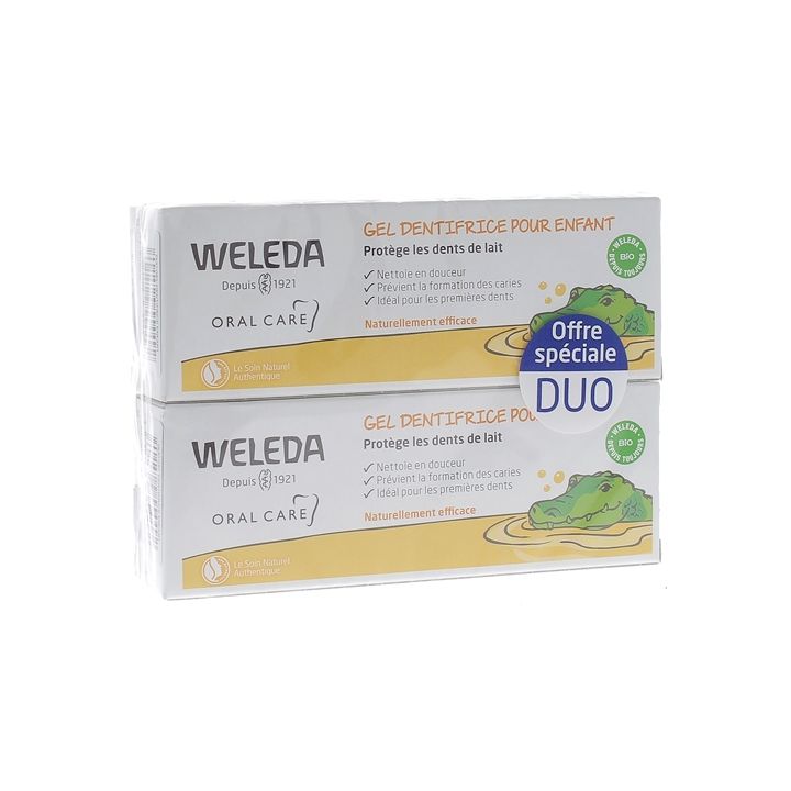 Bio-Zahngel für Kinder von Weleda - 2er-Pack mit 50 ml Tuben