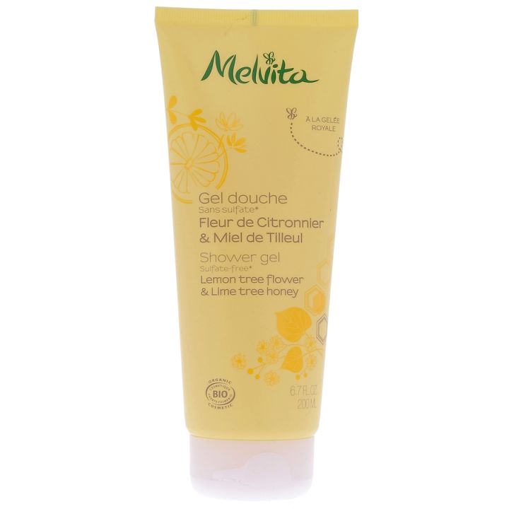 Duschgel mit Zitronenblüten & Lindenhonig Melvita - Tube mit 200 ml