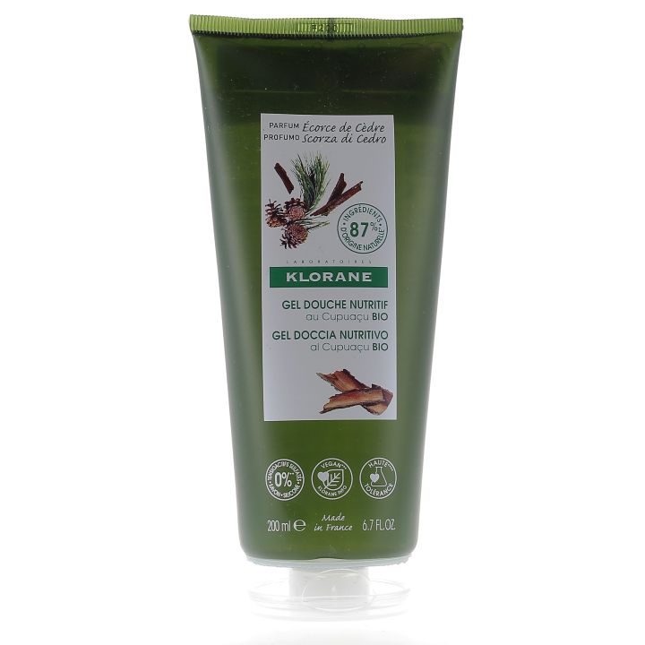 Nährendes Duschgel mit Bio-Cupuacu Klorane - 200ml Tube