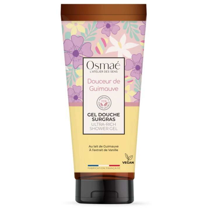 Duschgel mit überfettender Wirkung Marshmallow-Zartheit Osmaé - Tube mit 200 ml