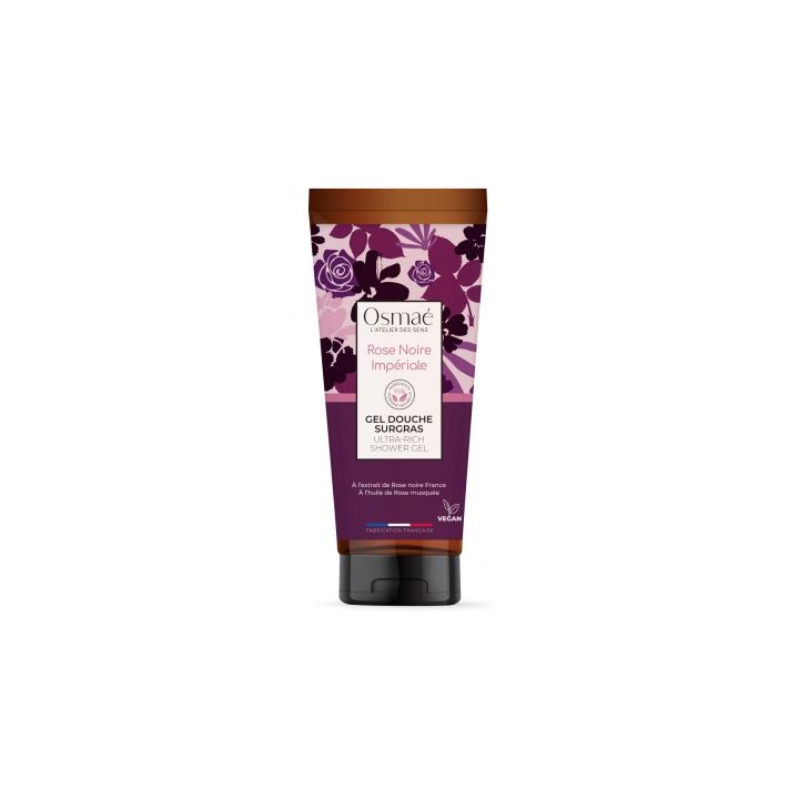 Duschgel mit überfettender Formel Imperial Black Rose Osmaé - Tube mit 200 ml