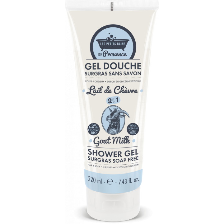 Duschgel mit Ziegenmilch Les petits bains de Provence - Tube mit 220 ml