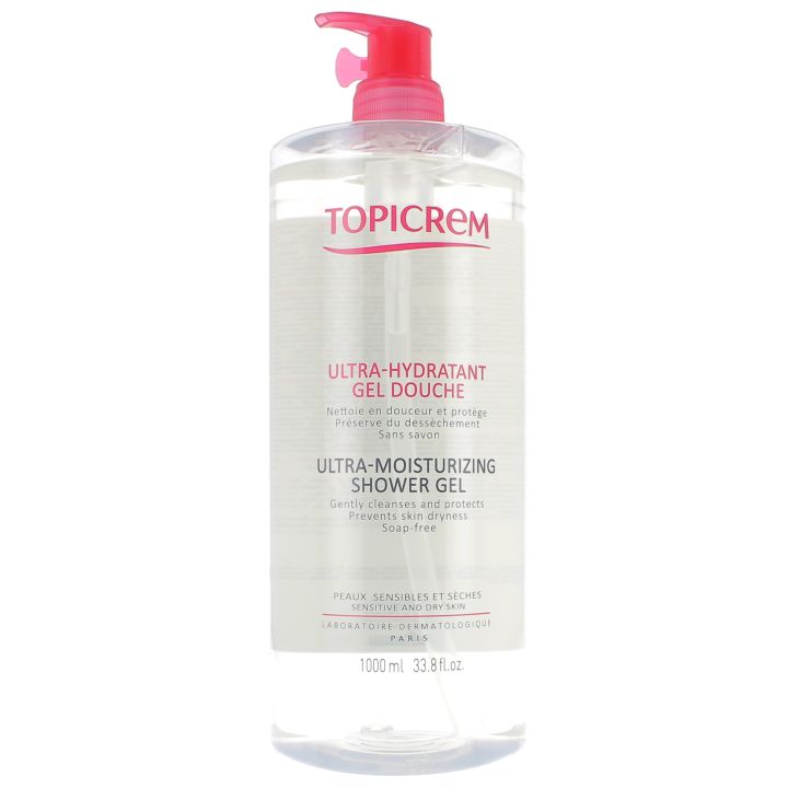 Ultra-hydratisierendes Duschgel Topicrem - Pumpflasche mit 1000 ml