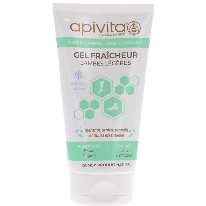 Frischegel für leichte Beine Apivita - Tube mit 150 ml