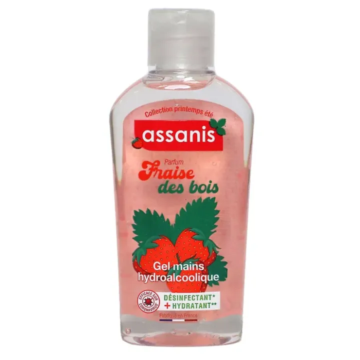 Handdesinfektionsgel Waldbeere Assanis - Flasche 80ml