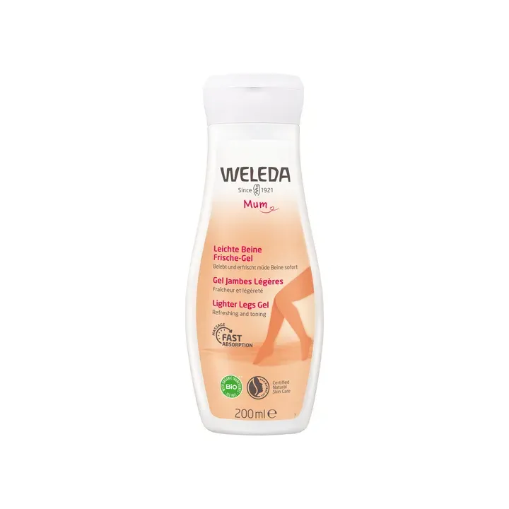 Gel für leichte Beine Weleda - Flasche mit 200ml