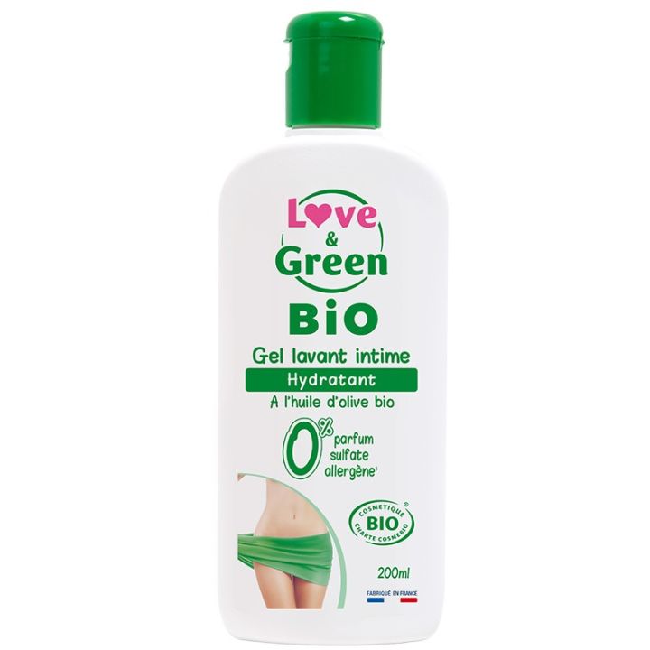 Bio Intimwaschgel Love & Green - Flasche mit 200 ml