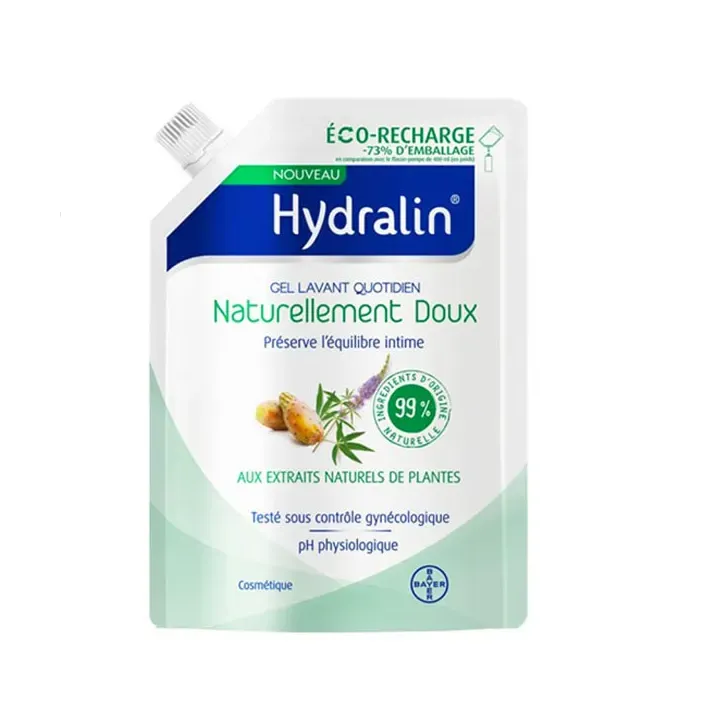 Hydralin Natürlich sanftes Waschgel - Öko-Nachfüllung von 400 ml
