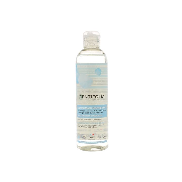 Neutrale 3-in-1 Bio-Schaumseife Centifolia - 250ml Flasche