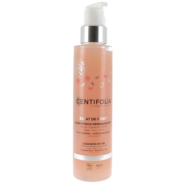 Bio-Rosenöl-Reinigungsgel Centifolia - Pumpflasche mit 150 ml