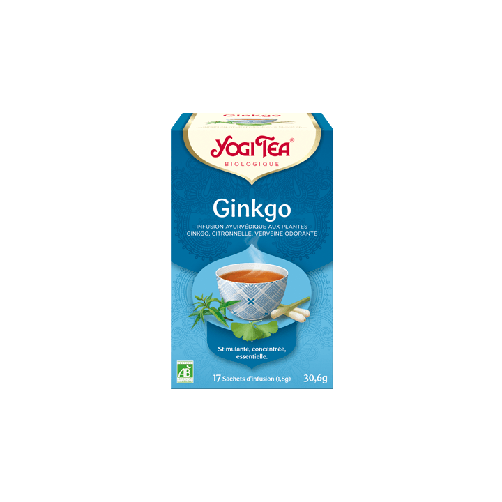 Ginkgo bio Yogi Tea - Box mit 17 Beuteln