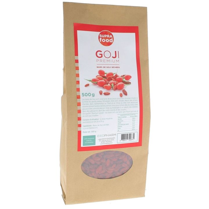 Goji Premium Goji-Beeren aus dem Himalaya Exopharm - 500 g Beutel