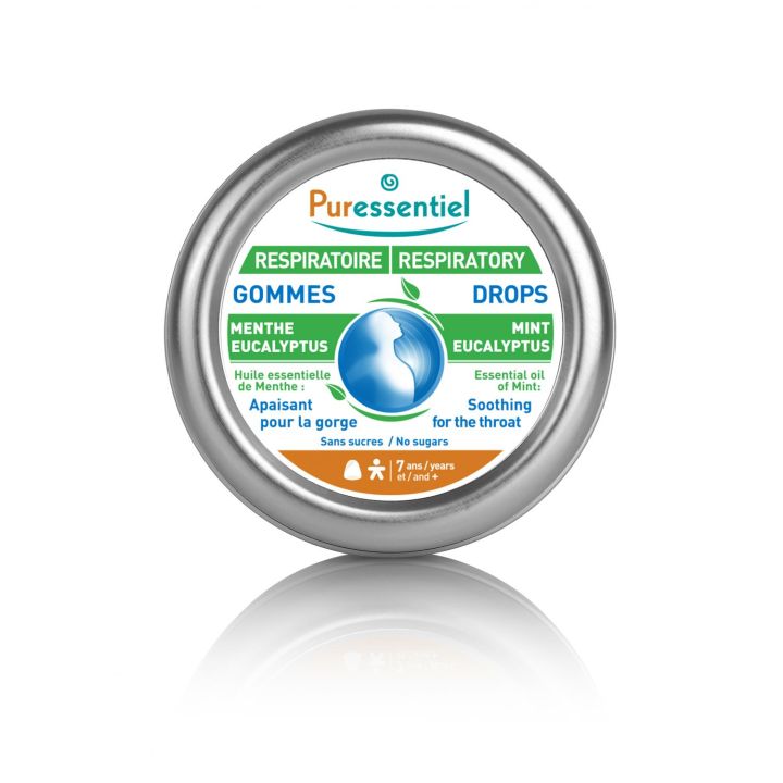 Gummis zur Linderung Puressentiel Respiratoire - Schachtel mit 45 g